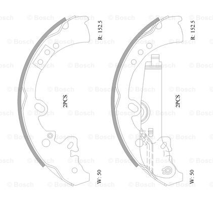 BOSCH 0 986 AB1 548 Brake...