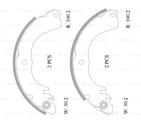 BOSCH 0 986 AB1 549 Brake...