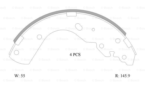 BOSCH 0 986 AB1 573 Brake...