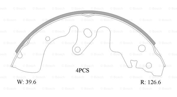 BOSCH 0 986 AB1 586 Brake...