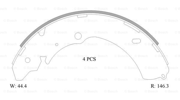 BOSCH 0 986 AB1 587 Brake...