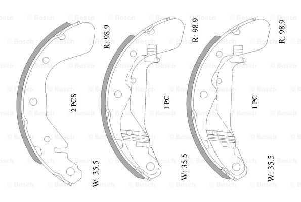 BOSCH 0 986 AB1 599 Brake...