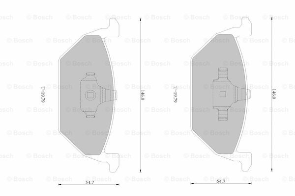 BOSCH 0 986 AB1 645 Brake...