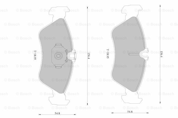 BOSCH 0 986 AB1 658 Brake...