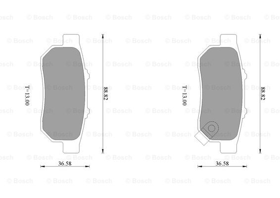 BOSCH 0 986 AB1 670 Brake...