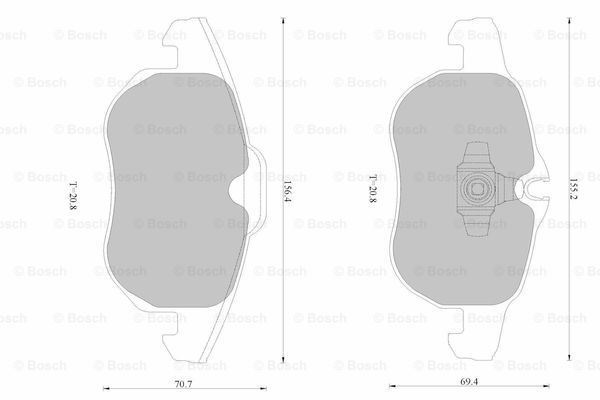 BOSCH 0 986 AB1 702 Brake...