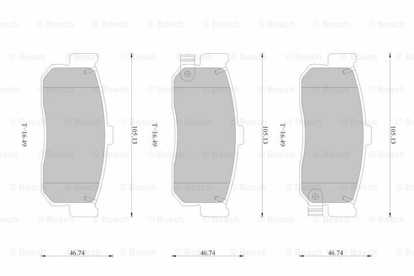 BOSCH 0 986 AB1 713 Brake...