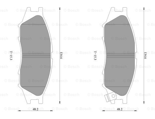 BOSCH 0 986 AB1 718 Brake...