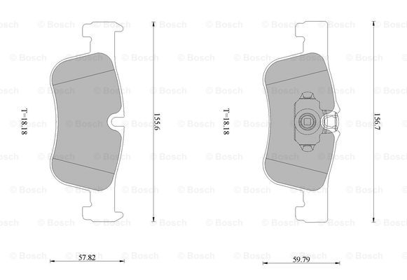 BOSCH 0 986 AB1 732 Brake...