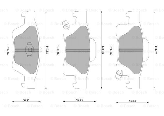 BOSCH 0 986 AB1 737 Brake...