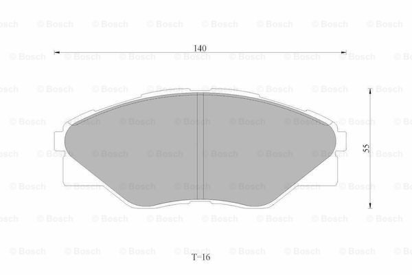 BOSCH 0 986 AB1 796 Brake...