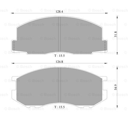 BOSCH 0 986 AB1 923 Brake...