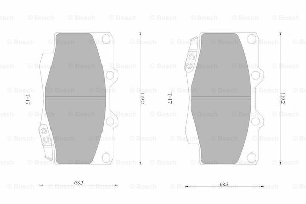 BOSCH 0 986 AB1 931 Brake...