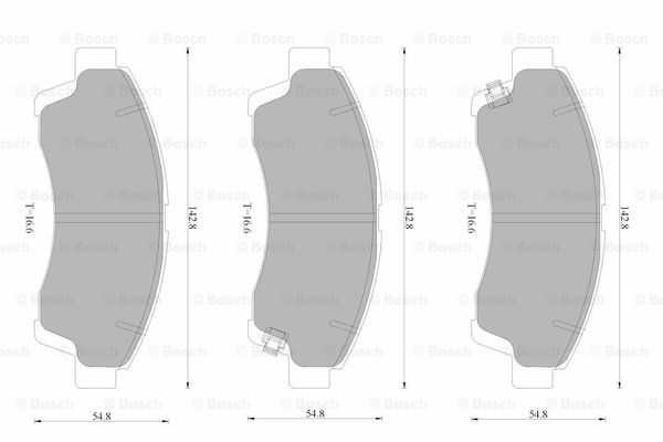 BOSCH 0 986 AB1 965 Brake...