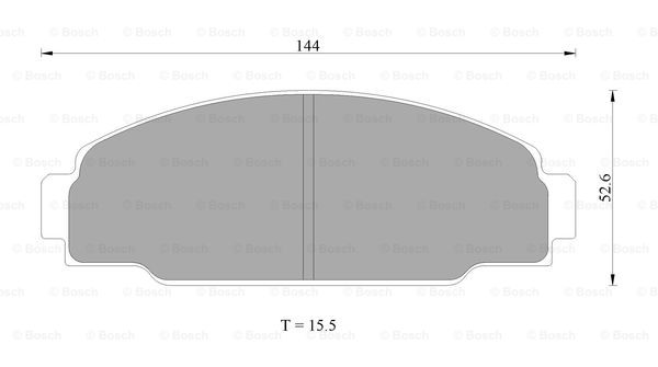 BOSCH 0 986 AB2 008 Brake...