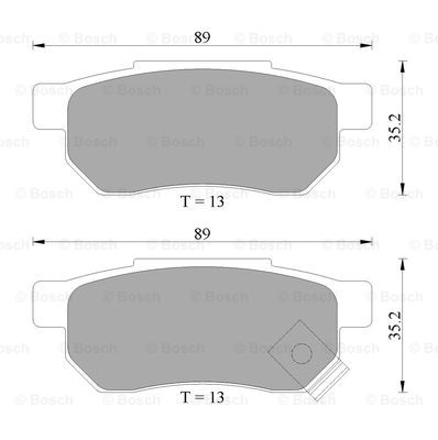 BOSCH 0 986 AB2 033 Brake...