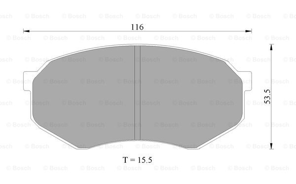 BOSCH 0 986 AB2 037 Brake...