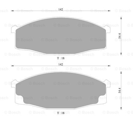 BOSCH 0 986 AB2 045 Brake...