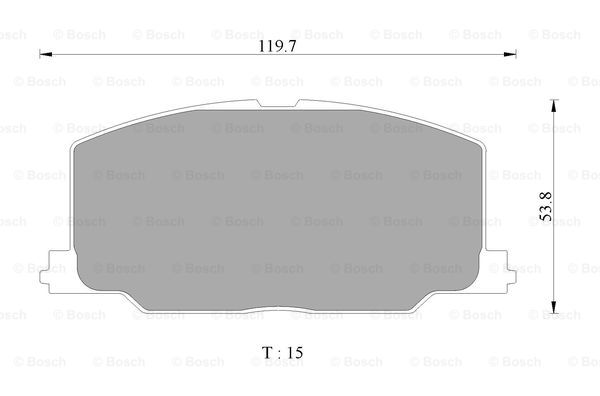 BOSCH 0 986 AB2 056 Brake...