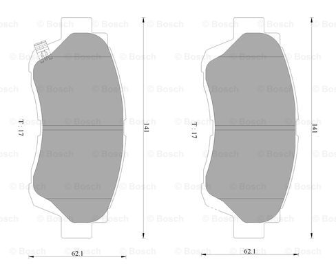 BOSCH 0 986 AB2 068 Brake...