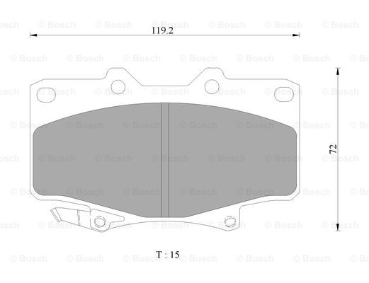 BOSCH 0 986 AB2 073 Brake...