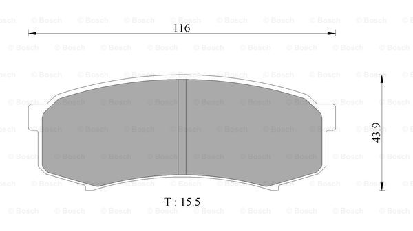 BOSCH 0 986 AB2 074 Brake...