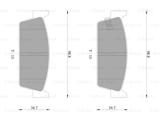 BOSCH 0 986 AB2 079 Brake...