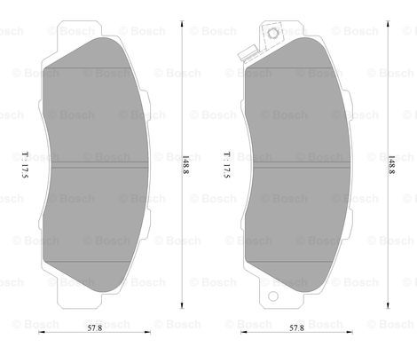 BOSCH 0 986 AB2 204 Brake...