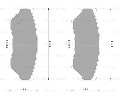 BOSCH 0 986 AB2 211 Brake...