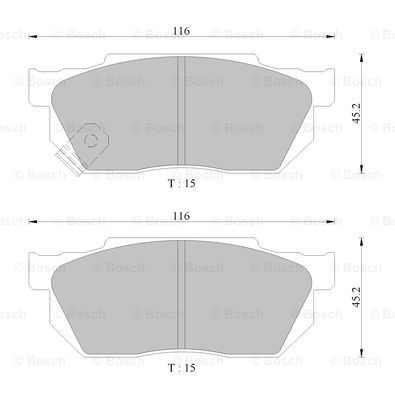 BOSCH 0 986 AB2 225 Brake...