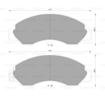 BOSCH 0 986 AB2 231 Brake...