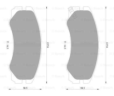 BOSCH 0 986 AB2 234 Brake...