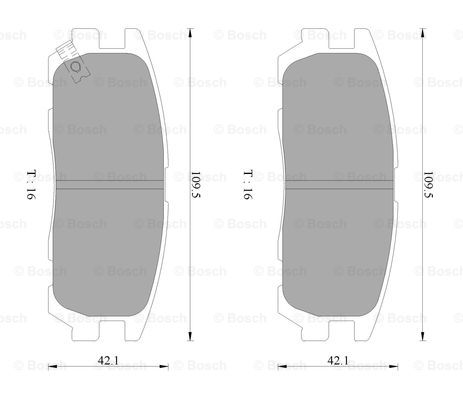 BOSCH 0 986 AB2 235 Brake...