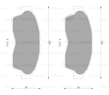 BOSCH 0 986 AB2 242 Brake...