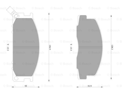 BOSCH 0 986 AB2 249 Brake...