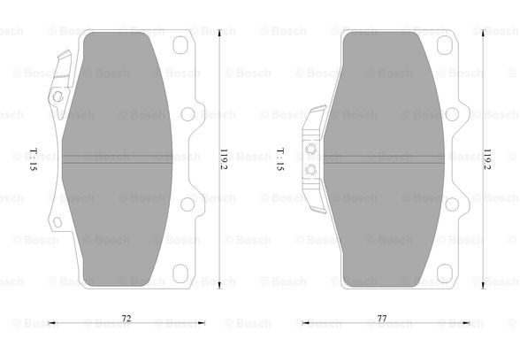 BOSCH 0 986 AB2 252 Brake...