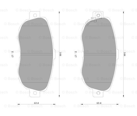 BOSCH 0 986 AB2 256 Brake...