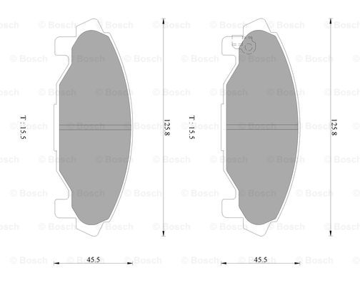 BOSCH 0 986 AB2 257 Brake...