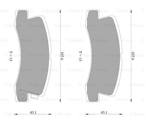 BOSCH 0 986 AB2 258 Brake...