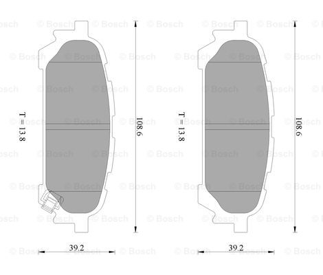 BOSCH 0 986 AB2 261 Brake...