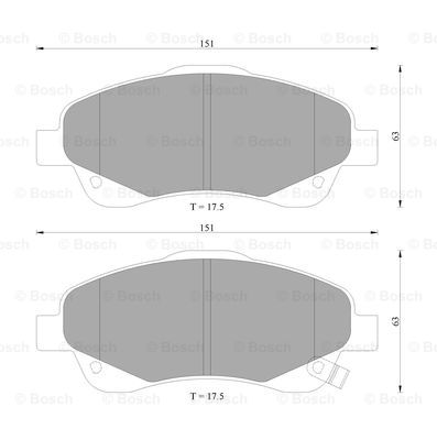 BOSCH 0 986 AB2 266 Brake...