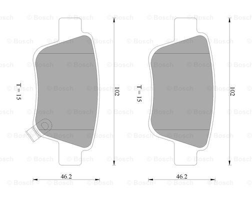 BOSCH 0 986 AB2 267 Brake...