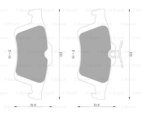 BOSCH 0 986 AB2 270 Brake...