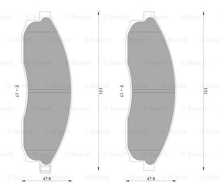 BOSCH 0 986 AB2 278 Brake...