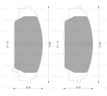 BOSCH 0 986 AB2 282 Brake...