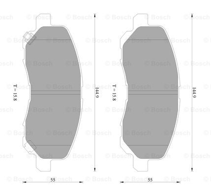 BOSCH 0 986 AB2 285 Brake...