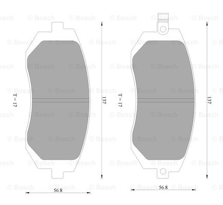 BOSCH 0 986 AB2 288 Brake...