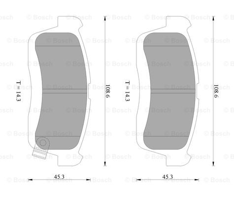 BOSCH 0 986 AB2 290 Brake...