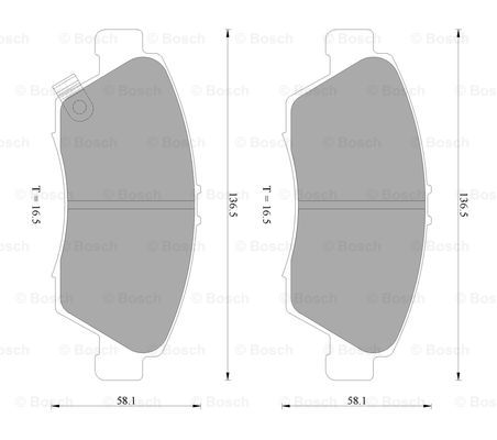 BOSCH 0 986 AB2 291 Brake...