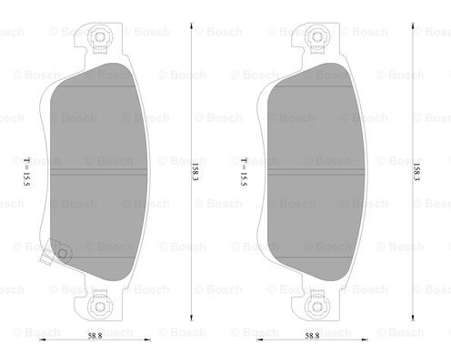 BOSCH 0 986 AB2 300 Brake...